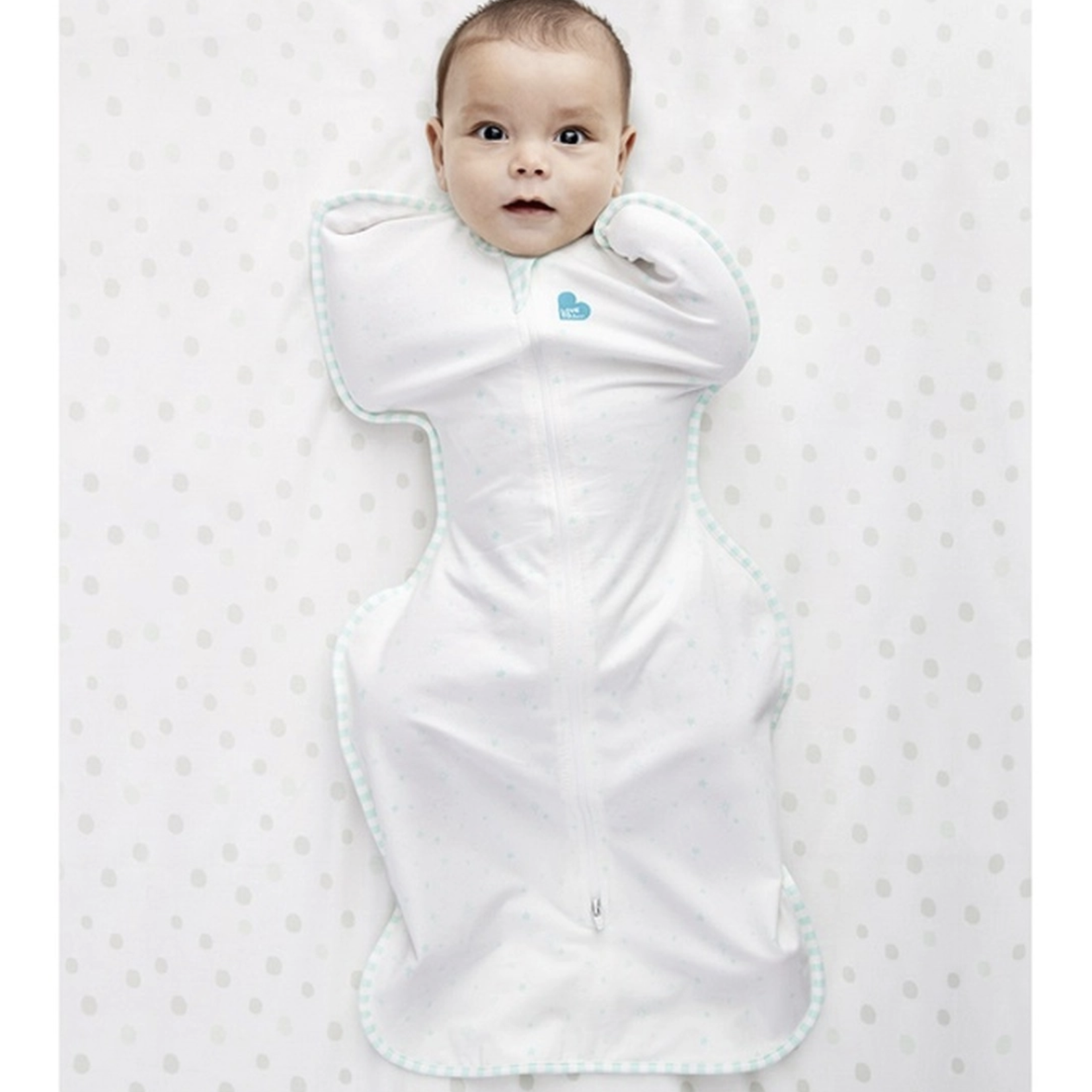 Love To Dream SWADDLE UP Organic 1.0T-Mint Stars