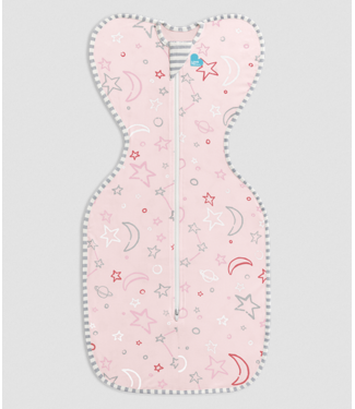 Love To Dream SWADDLE UP Bamboo 1.0T Pink-Moon & Stars