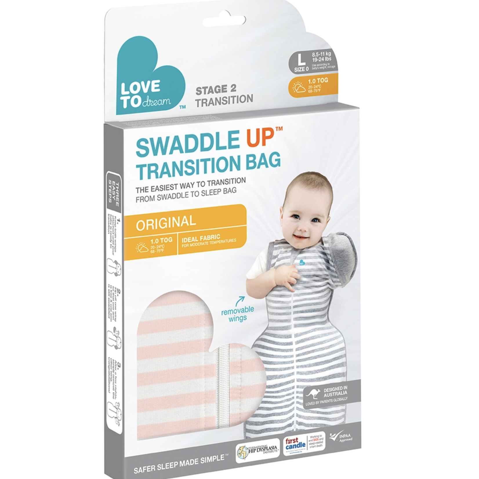 Love To Dream SWADDLE UP Transition Bag Orginal 1.0T-Dusty Pink