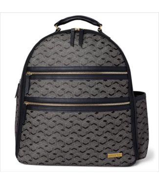 Skip Hop Deco Saffiano Backpack - Interweaved Lines