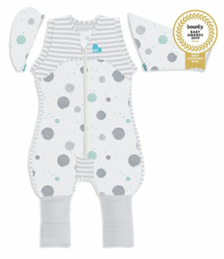 Love To Dream SWADDLE UP™ Transition Suit 0.2 T-White-Multi Spots