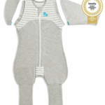 Love To Dream SWADDLE UP Transition Suit 1.0T-Grey&White Stripe