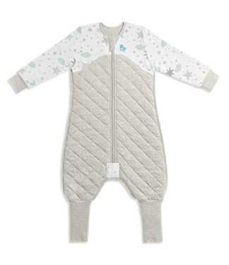 Love To Dream Sleep Suit 2.5 T-White Moon&Stars