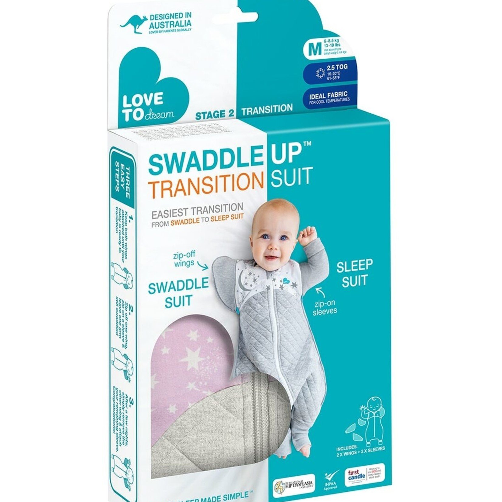 Love To Dream SWADDLE UP Transition Suit WARM 2.5T-Lilac