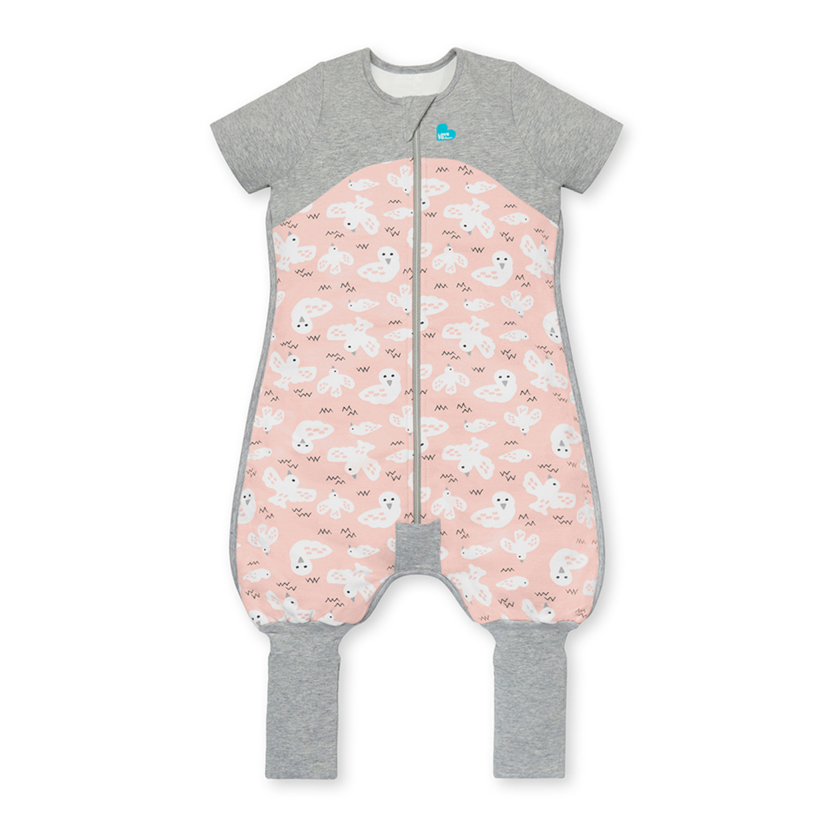 Love To Dream Organic Sleep Suit 1.0 TOG-Pink Doves