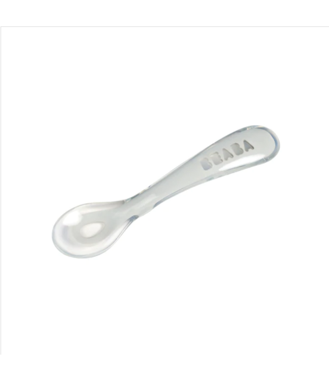 BEABA 2ND STAGE SOFT SILICONE SPOON-GREY