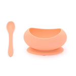 OB Designs Stage 1 Bowl & Spoon Set | Peach