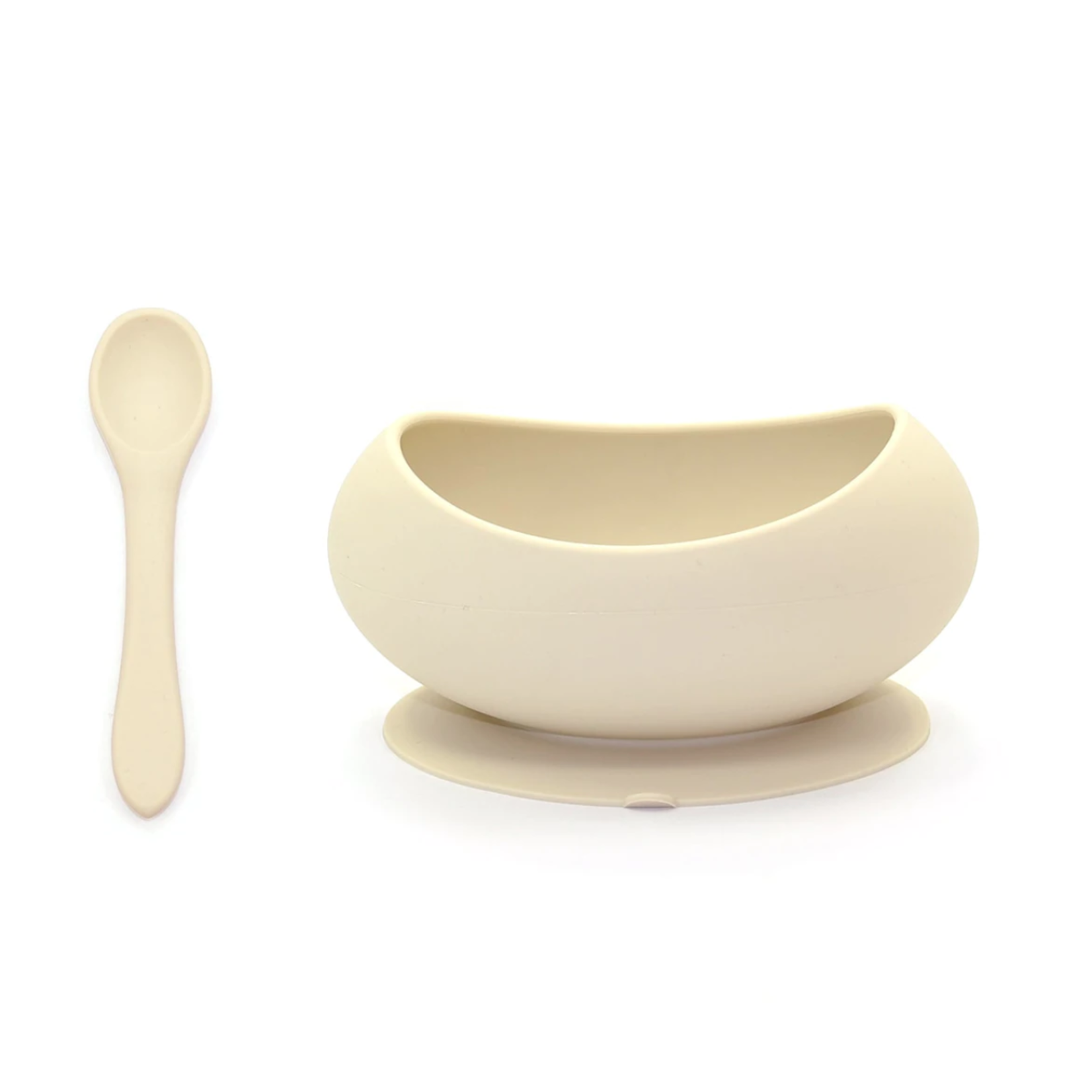 OB Designs Stage 1 Bowl & Spoon Set | Coconut