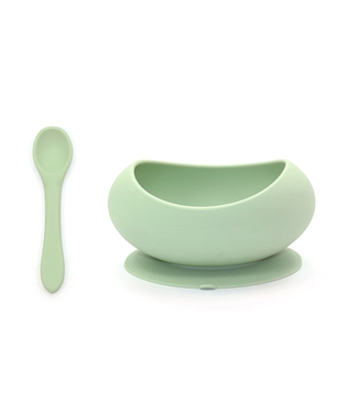 OB Designs Stage 1 Bowl & Spoon Set | Mint