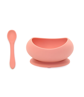 OB Designs Stage 1 Bowl & Spoon Set | Guava