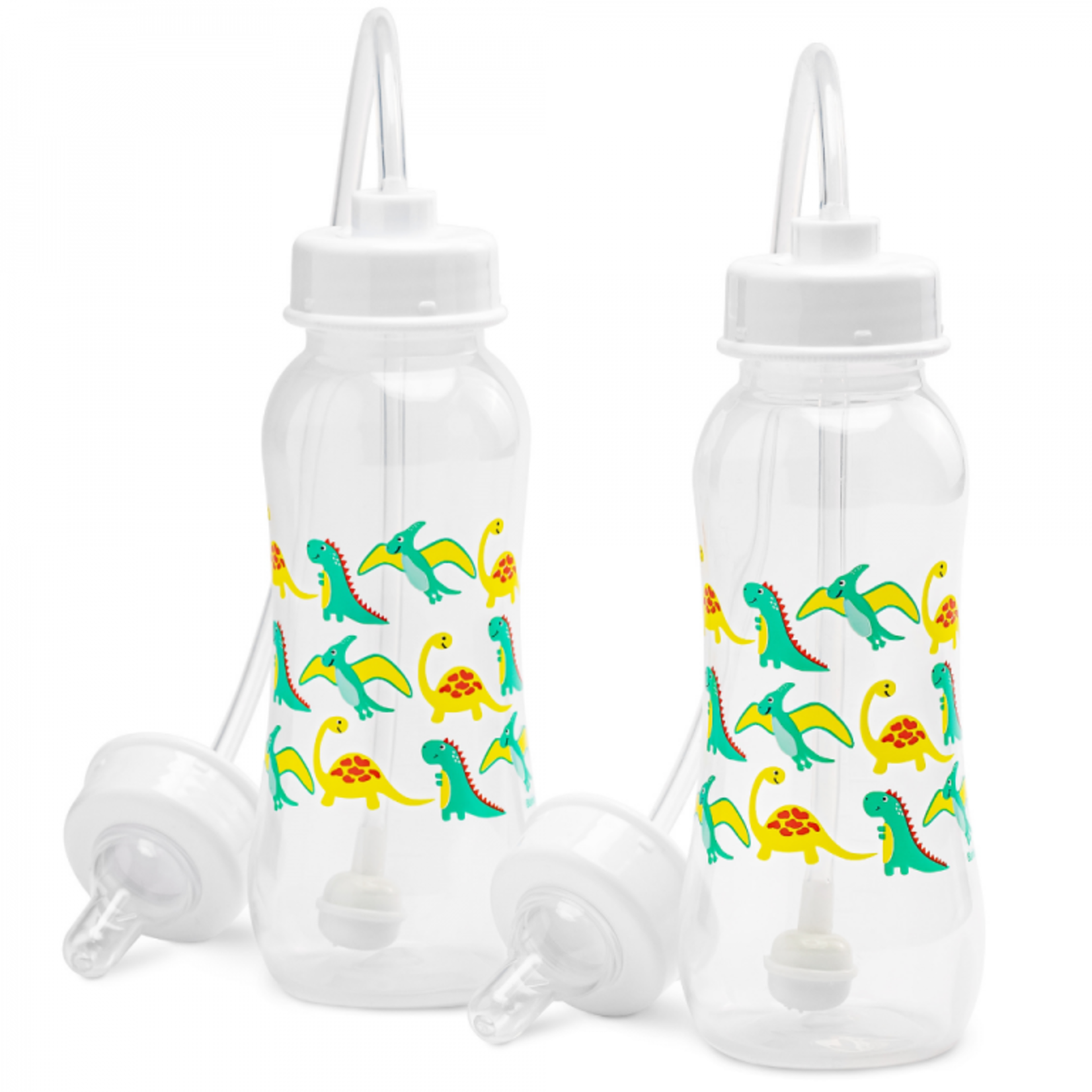Podee® Hands-Free Baby Bottle (Twin/260ml) Dinosaur