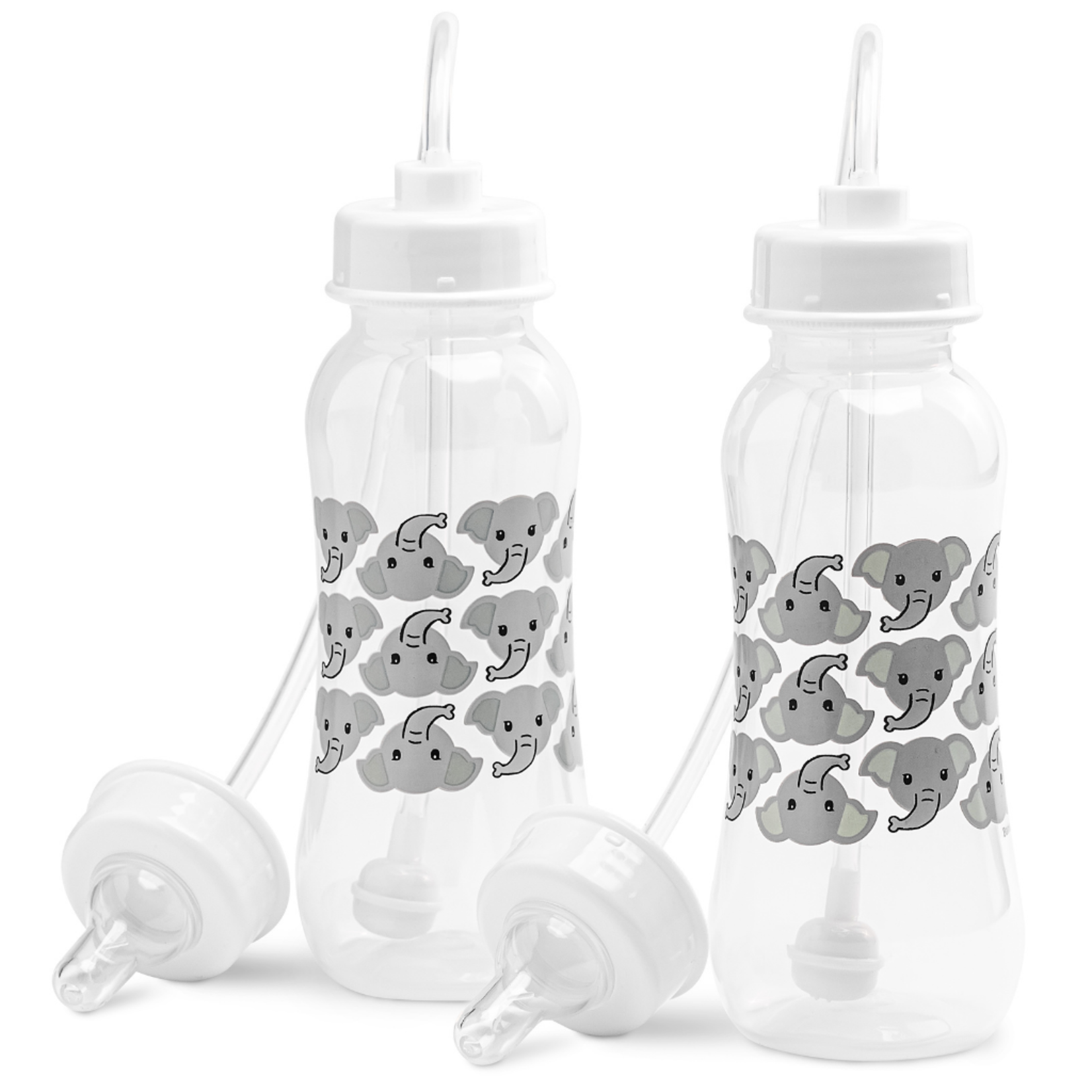 Podee® Hands-Free Baby Bottle (Twin/260ml) Elephant