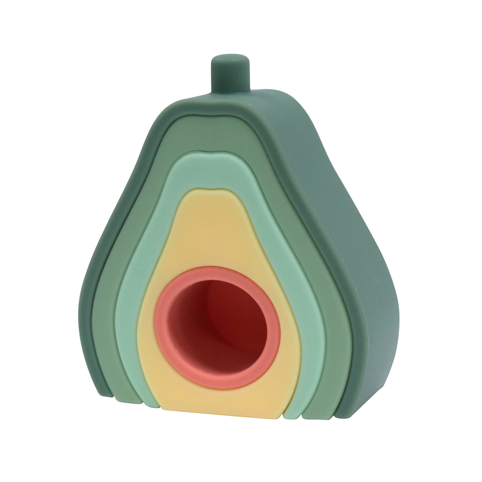 OB Designs Baby Toys-Silicone Avocado Stacker