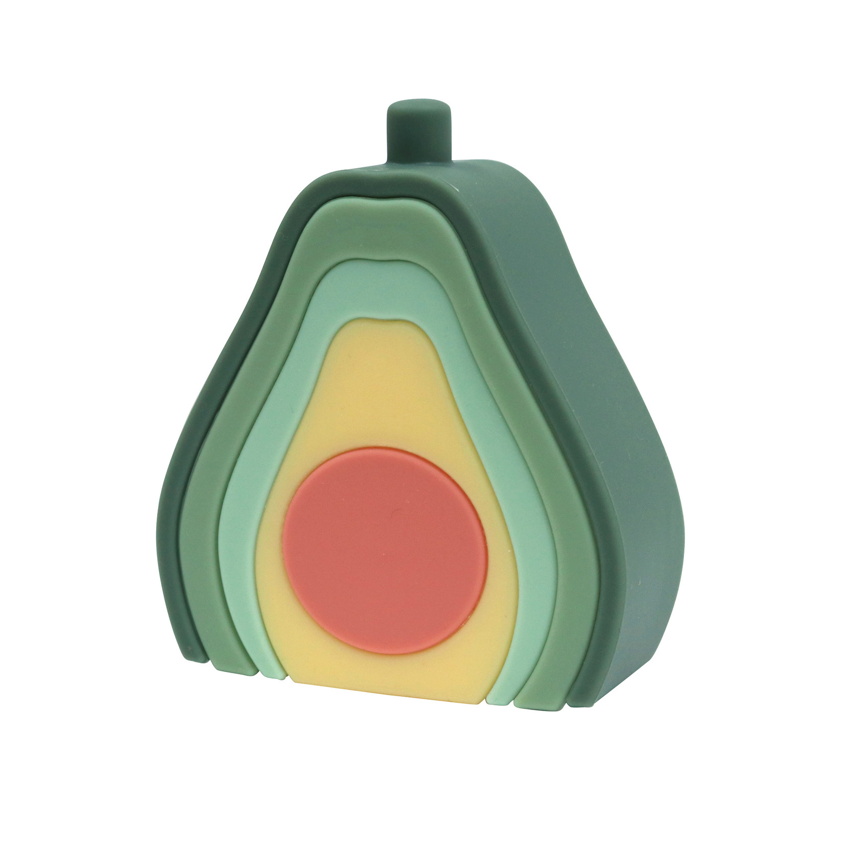 OB Designs Baby Toys-Silicone Avocado Stacker