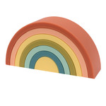 OB Designs Baby Toys-Silicone Rainbow Stacker | Cherry