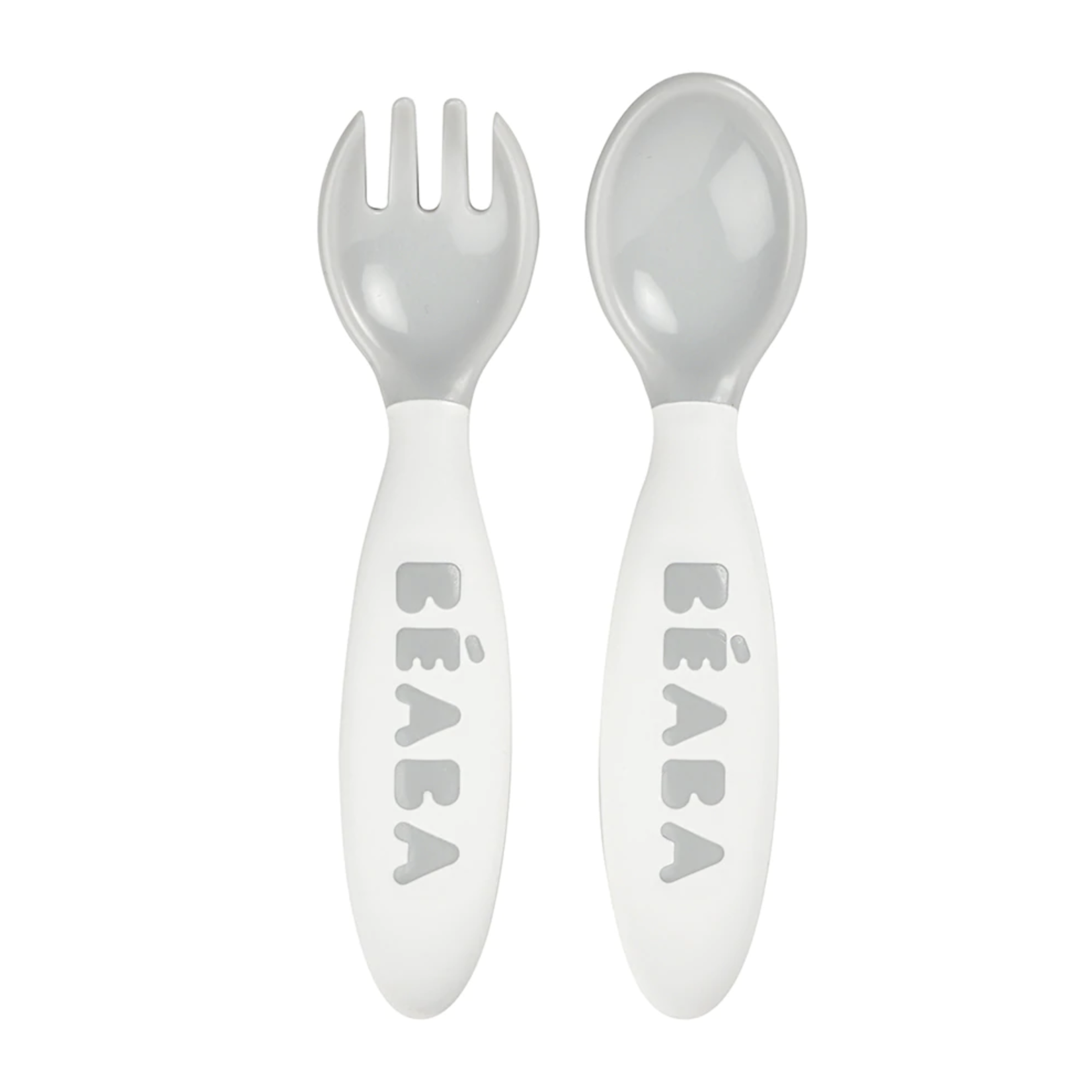 BEABA 2nd Stage Training Fork & Spoon - Light Mist