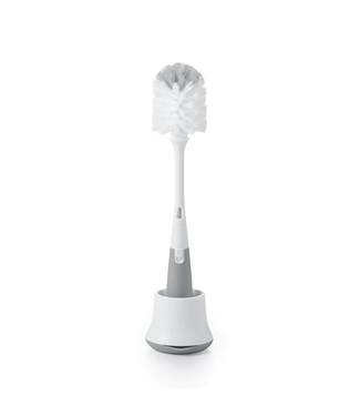 OXO Tot Bottle Brush with Detail Cleaner & Stand - Gray