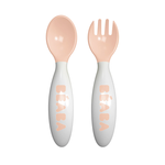 BEABA 2nd Stage Training Fork & Spoon - Nude