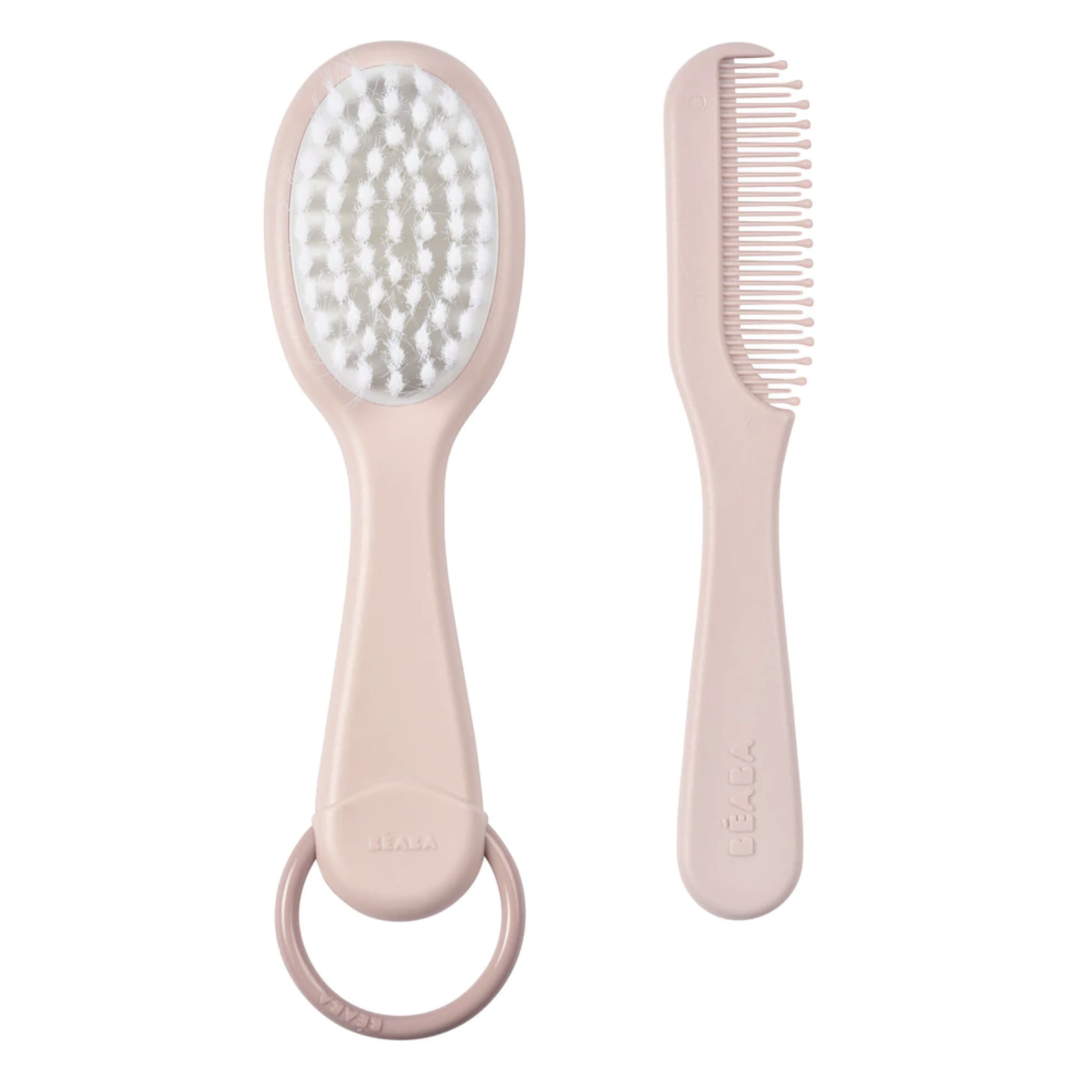 BEABA Baby Brush & Comb - Old Pink