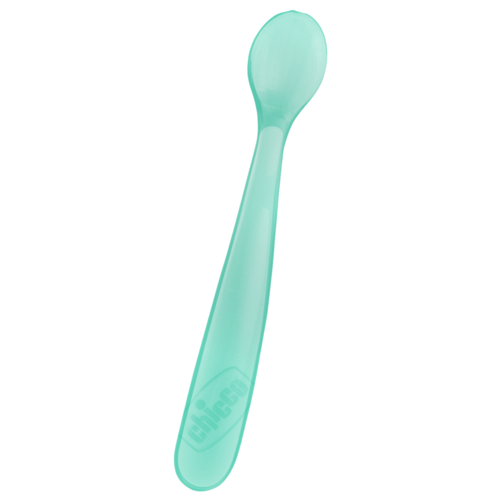 Chicco Soft Silicone Spoon 6m+ 2pk-Blue