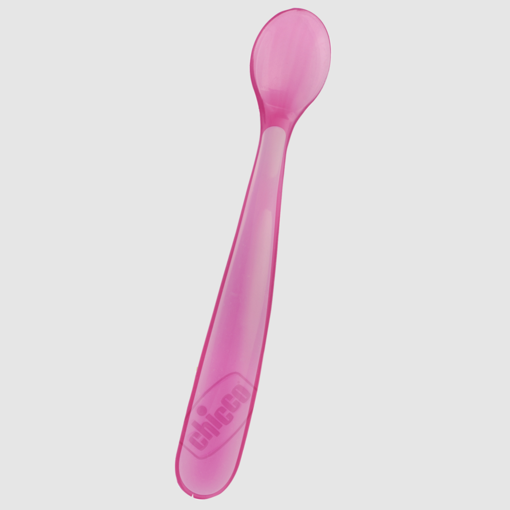 Chicco Soft Silicone Spoon 6m+ 2pk-Pink