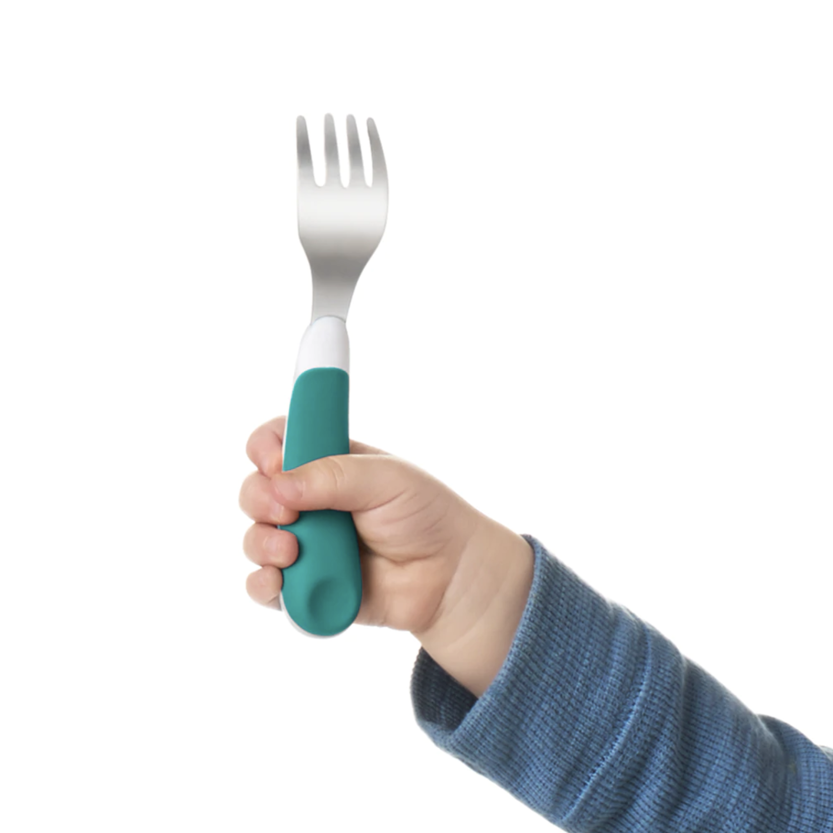 OXO Tot On the Go Fork And Spoon Set-Teal