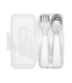 OXO Tot On the Go Fork And Spoon Set-Grey