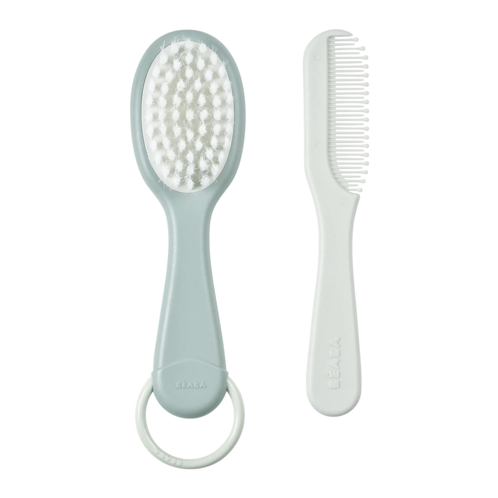 BEABA Baby Brush & Comb - Green Blue