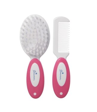 Dreambaby DELUXE BRUSH & COMB SET-PINK