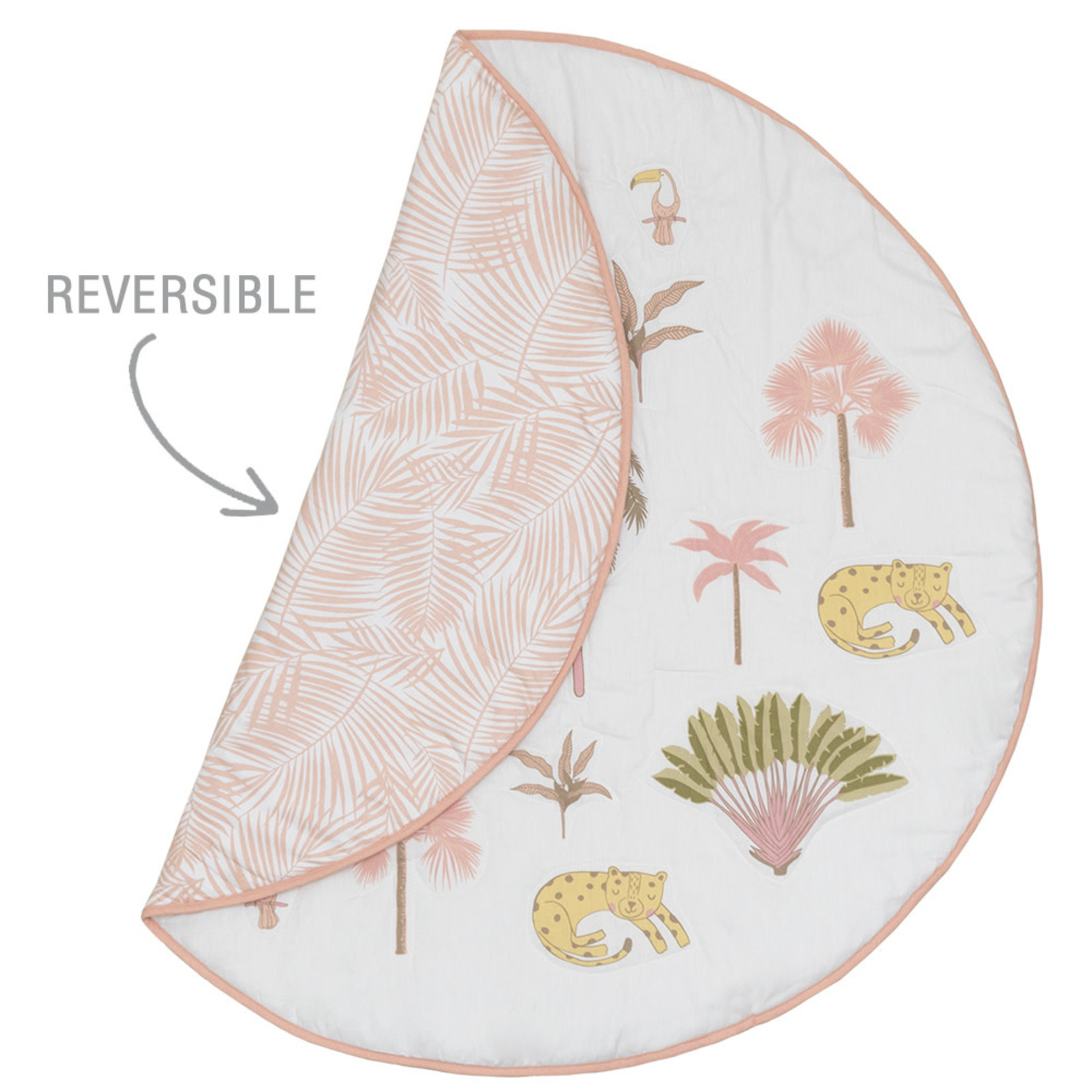 Living Textiles Playmat with Milestone Cards - Tropical Mia