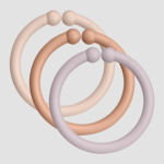 BIBS Loops(12pcs) Blush/Peach/Dusky Lilac