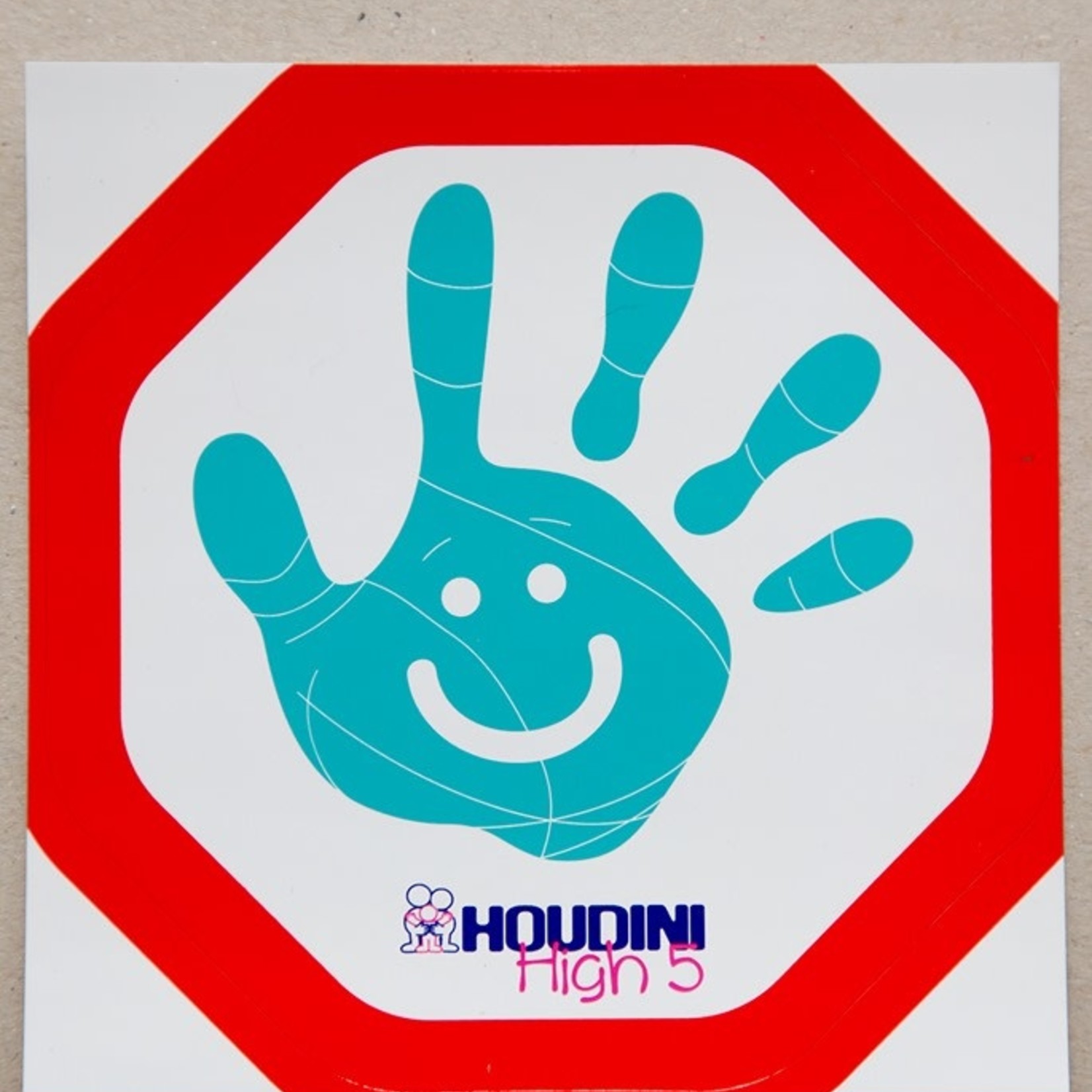 Houdini High 5 Sticker Twin Pack-Aqua