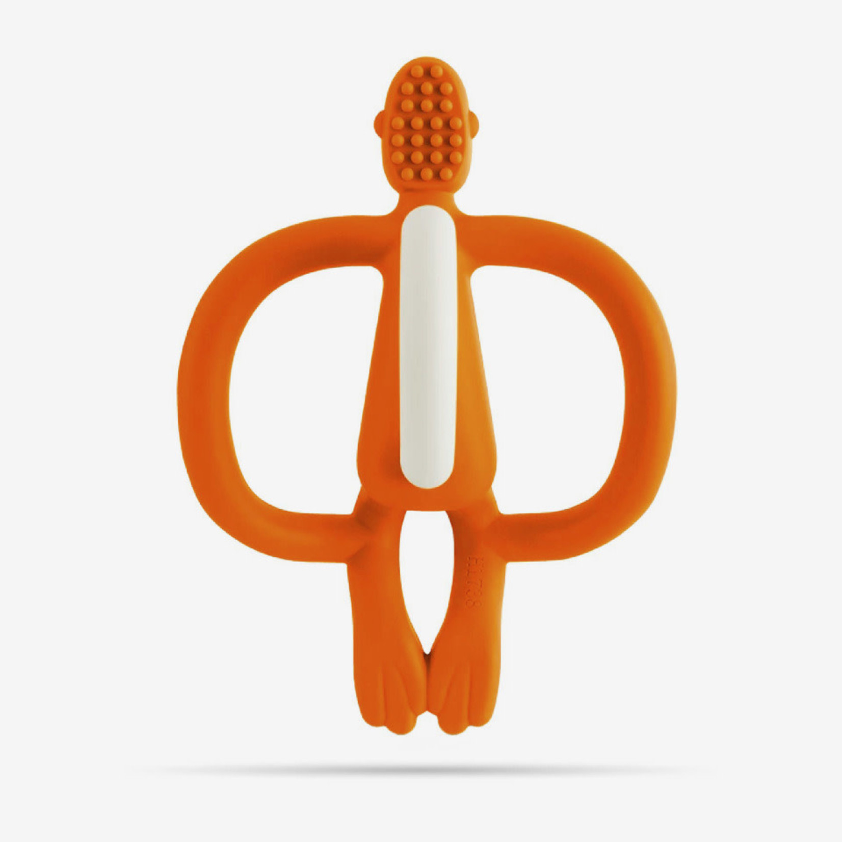 Matchstick Monkey Teething Toy and Gel Applicator-Orange