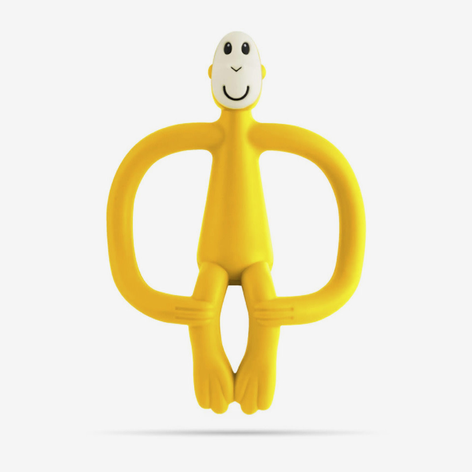 Matchstick Monkey Teething Toy and Gel Applicator-Yellow