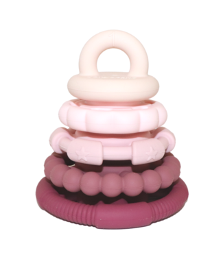 Jellystone Designs RAINBOW STACKER TEETHER & TOY-Dusty