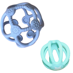 Jellystone Designs 2 PACK SENSORY BALL & FIDGET BALL-Soft Blue and soft mint