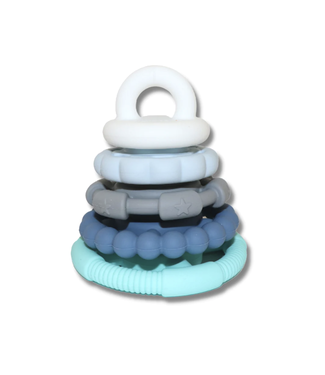 Jellystone Designs RAINBOW STACKER TEETHER & TOY-OCEAN