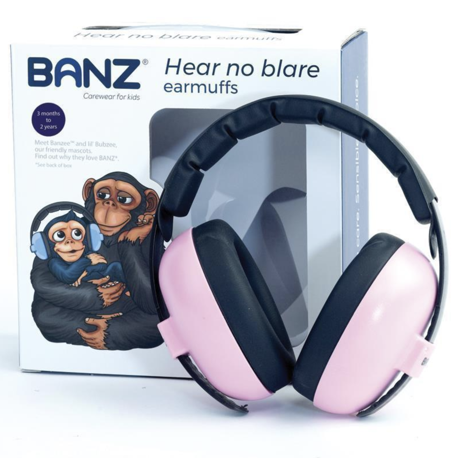 Baby Banz Ear Muffs MiniPetal Pink Whole Bubs