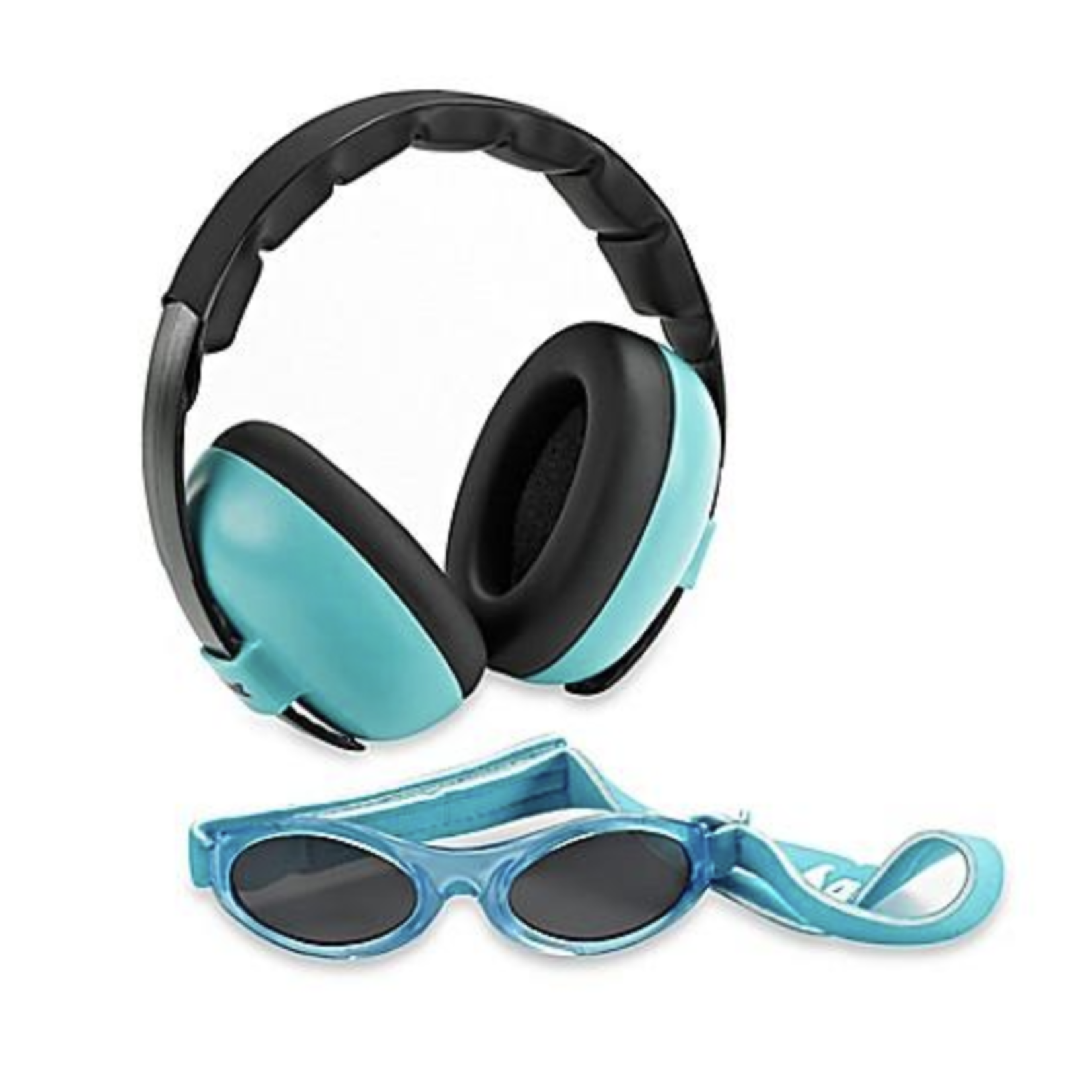 Baby Banz Sunglasses/Earmuff combo- Lagoon Blue