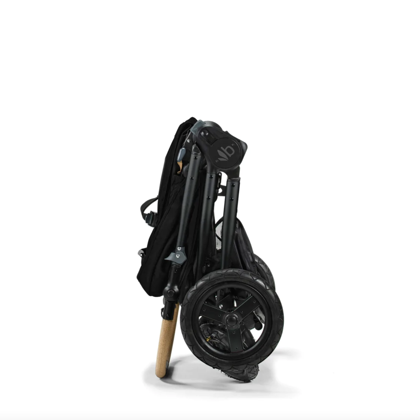 Bumbleride 4 wheel Era Stroller-Black with Matt Black Frame