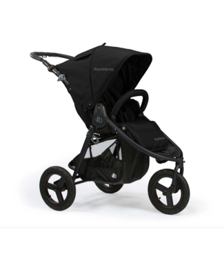 Bumbleride Indie 3 wheel stroller-Black with Matt Black Frame