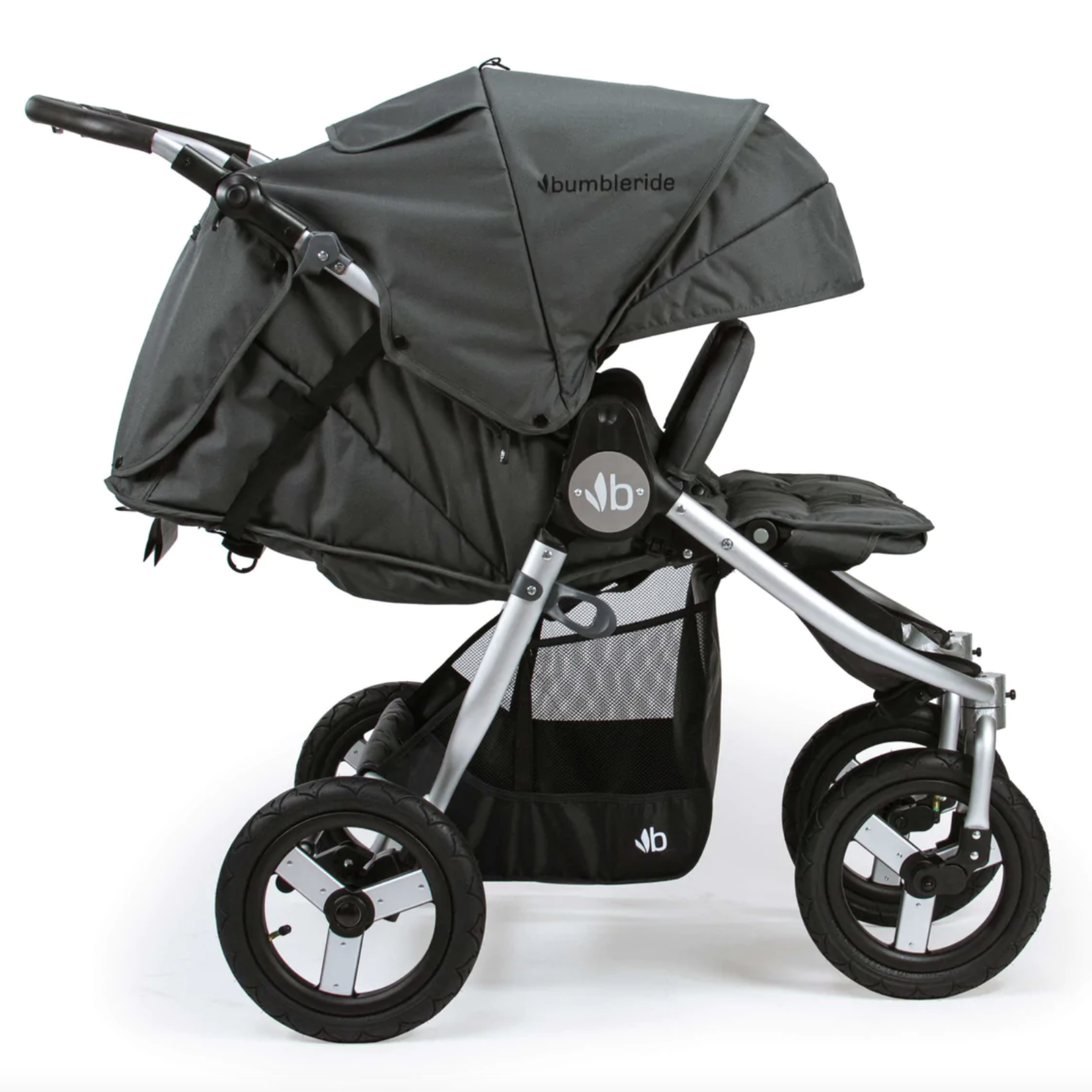 Bumbleride Indie Twin Stroller-Dawn Grey