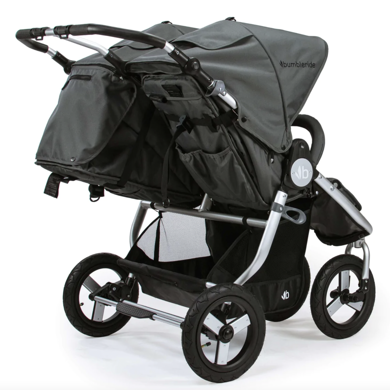 Bumbleride Indie Twin Stroller-Dawn Grey