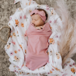 Snuggle Hunny Snuggle Swaddle & Topknot Set-Jewel