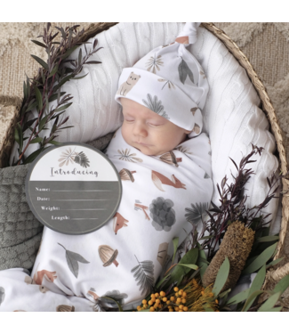 Living Textiles Newborn Gift Set-Forest Retreat