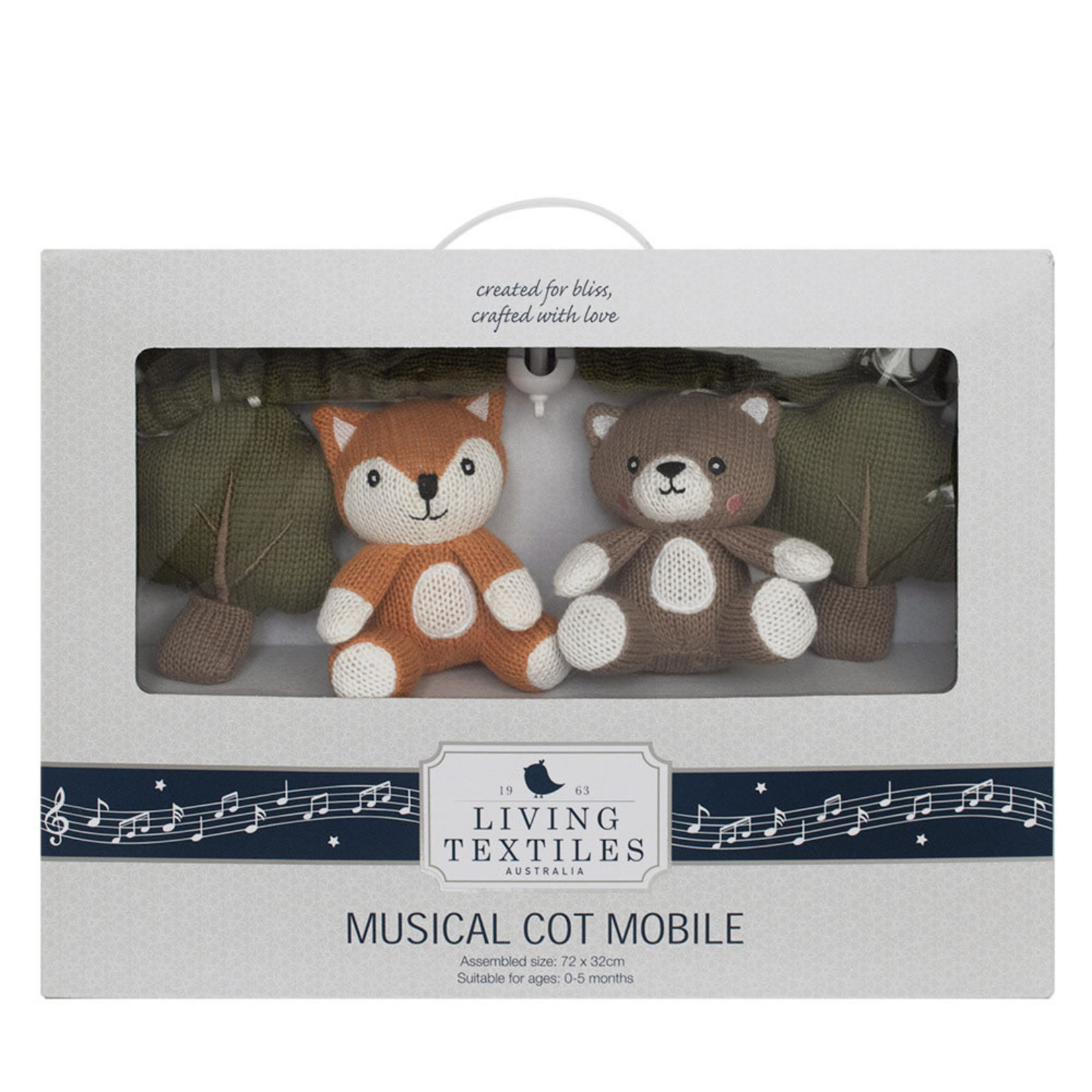 Living Textiles Musical Mobile Set-Forest Retreat