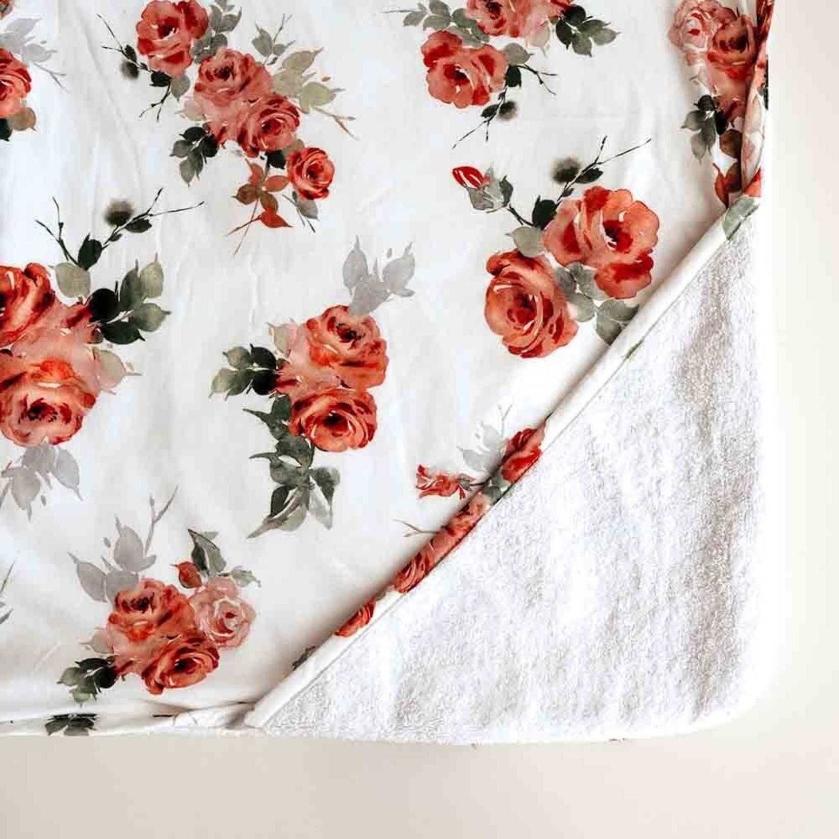 Snuggle Hunny Organic Hooded Baby Towel-Rosebud