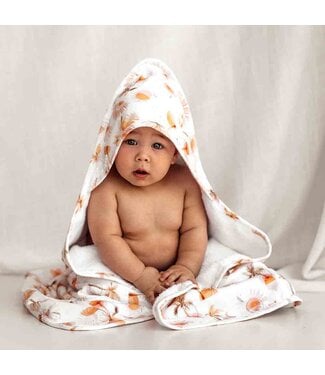 Snuggle Hunny Organic Hooded Baby Towel-Paradise