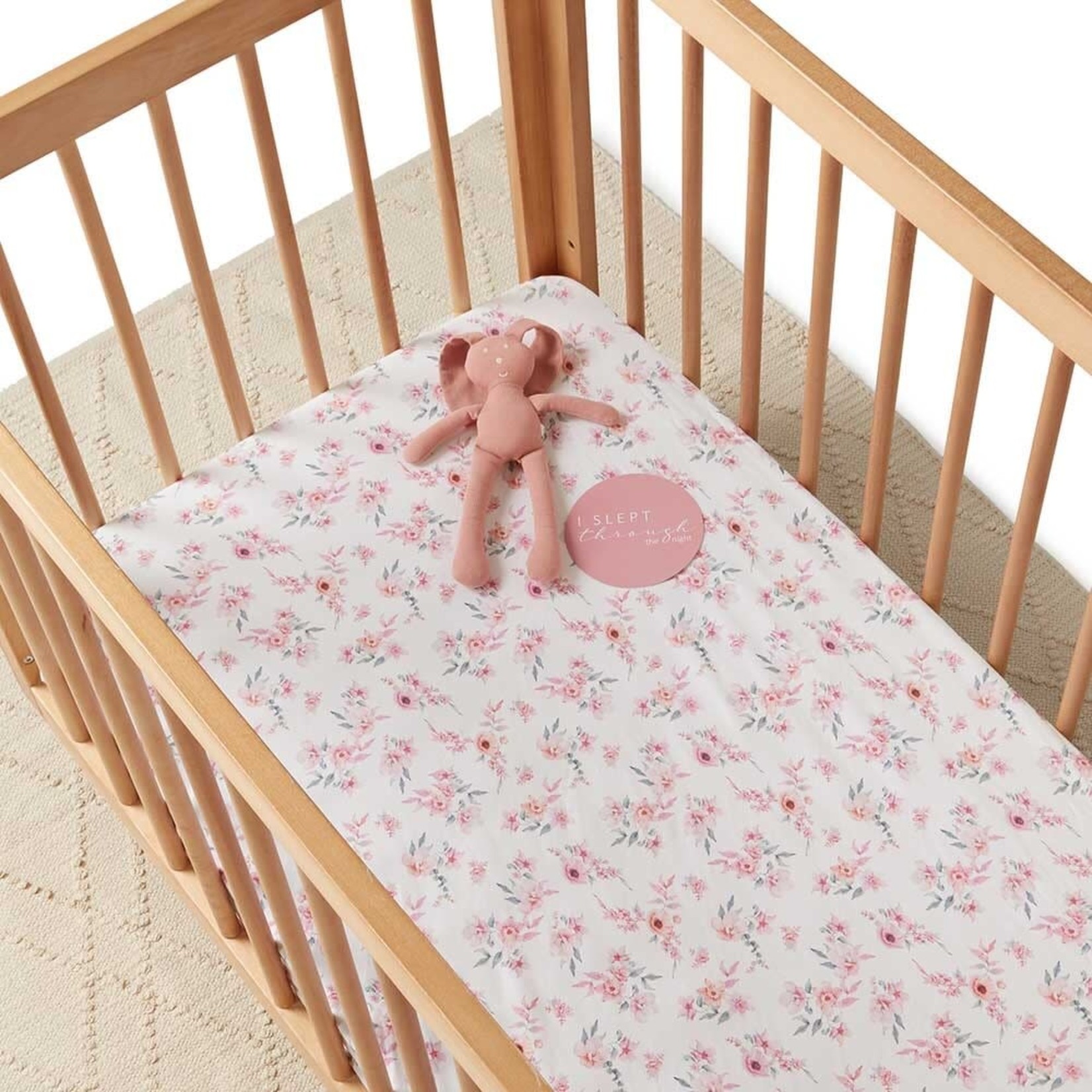 Snuggle Hunny Fitted Cot Sheet Camille