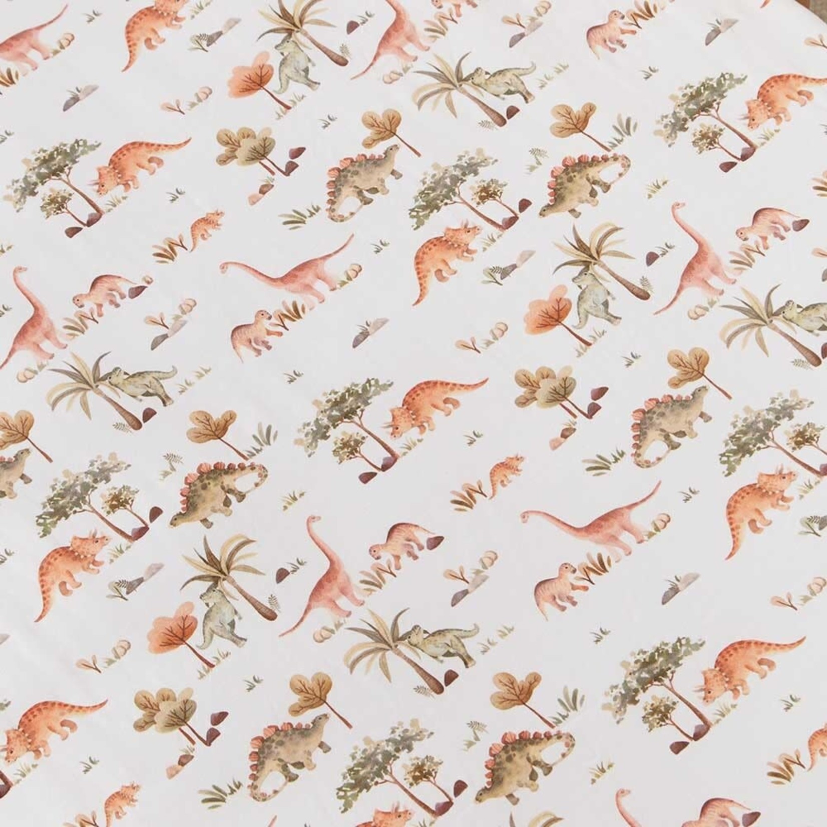 Snuggle Hunny Fitted Cot Sheet Dino